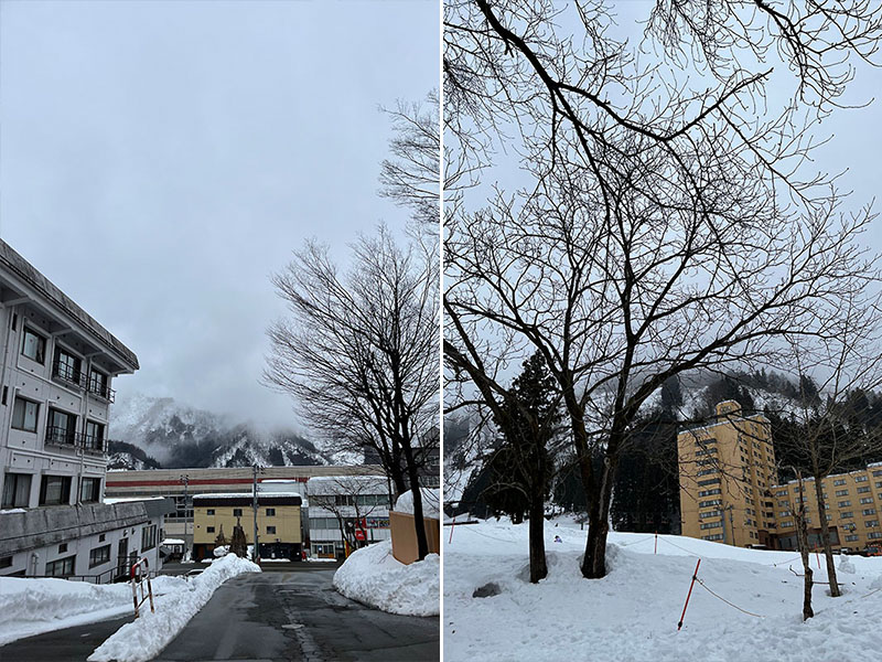 越後湯澤雪景